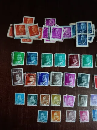 Lote sellos Franco y Juan Carlos España