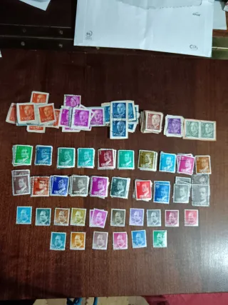 Lote sellos Franco y Juan Carlos España
