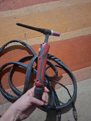 Antorcha soldadura TIG aproximadamente.4 metros