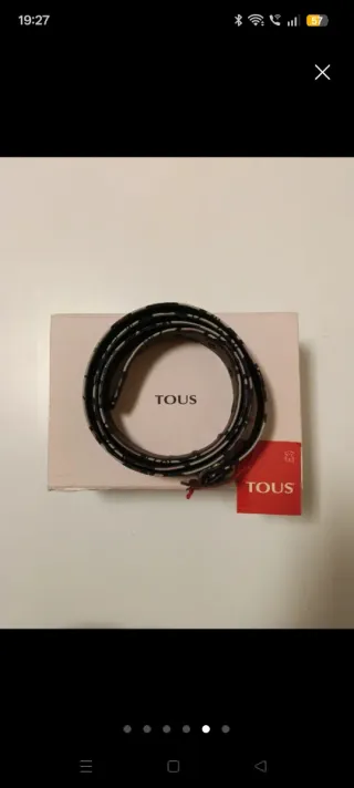 Cinturón TOUS Talla XL Hebilla Dorada