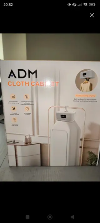 Secadora Planchadora Portátil ADM