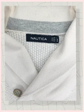 Jersey Nautica Cuello Chal 100% Algodón