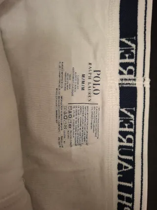 Slip Uomo Polo Ralph Lauren Bianco Vintage