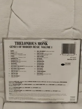 Thelonious Monk Lote 2cd's