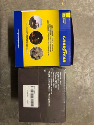 Balizas LED Rotativas Magnéticas 12V-24V
