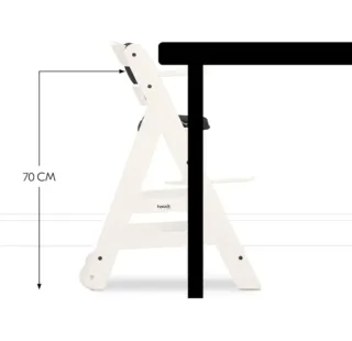 Hauck BETA PLUS Trona Evolutiva de Madera de haya