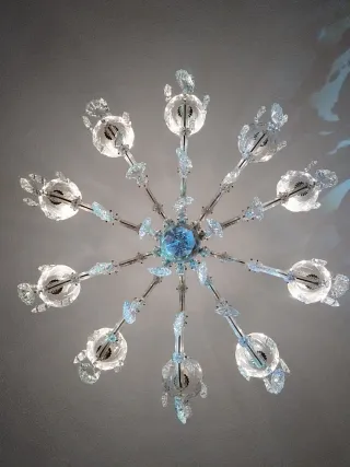 Lámpara Araña Cristal Bohemia 10 Brazos