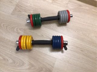 Pesas ajustables para gimnasio