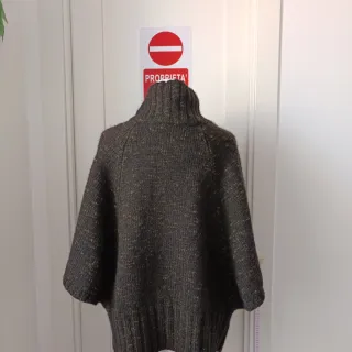 Roberto Collina Mantella Cappa Poncho Taglia M