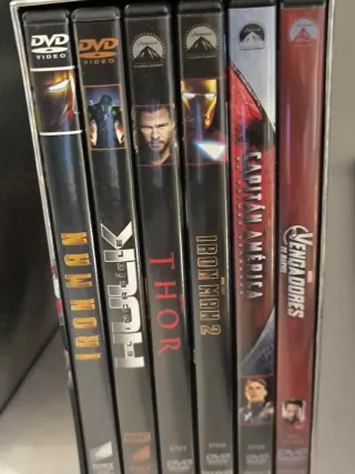Lote DVDs Marvel, Star Wars, Guardianes