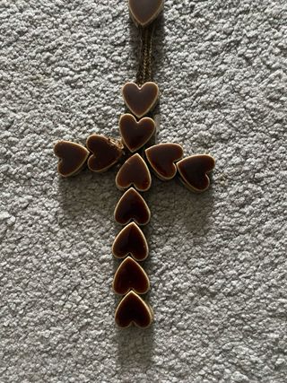 Rosário de parede âmbar