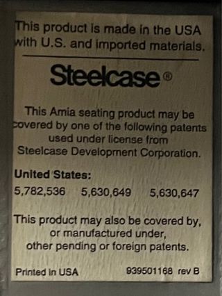 Silla de oficina ergonómica Steelcase