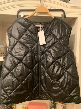 Chaleco acolchado Mango negro