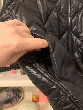 Chaleco acolchado Mango negro