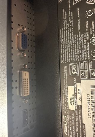 Monitor ASUS VA24EHE Negro (HDMI,VGA y DVI)