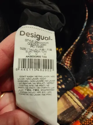 Bolso Desigual Multicolor Nuevo