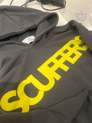 Felpa Scuffers Grigia e Gialla