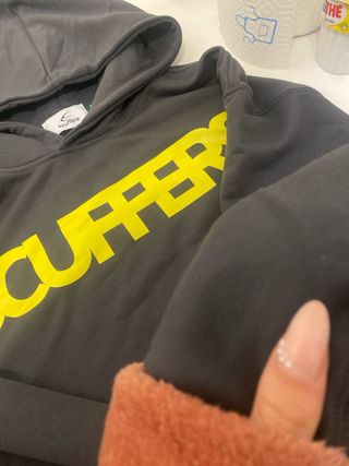 Felpa Scuffers Grigia e Gialla