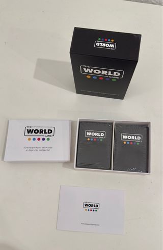 Juego de cartas geografía The World Game. NUEVO!