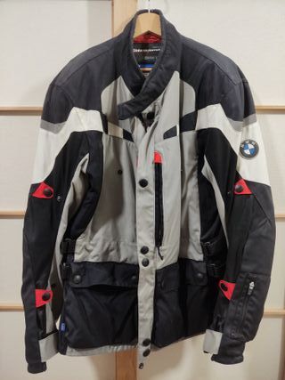 Chaqueta BMW Moto Negra y Gris solo talla 56