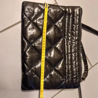 Borsa tracolla nera trapuntata