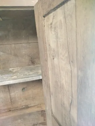 Armadio noce massiccio 1800