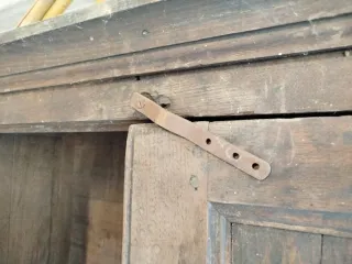 Armadio noce massiccio 1800