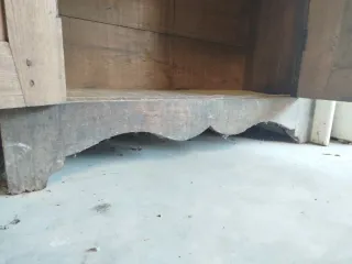 Armadio noce massiccio 1800