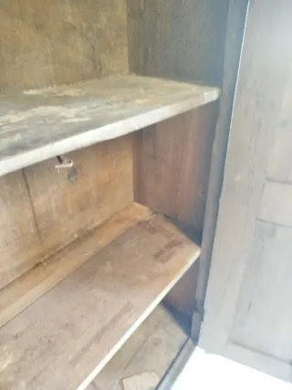 Armadio noce massiccio 1800