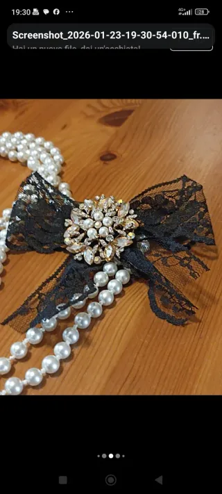 Collana realizzata a mano