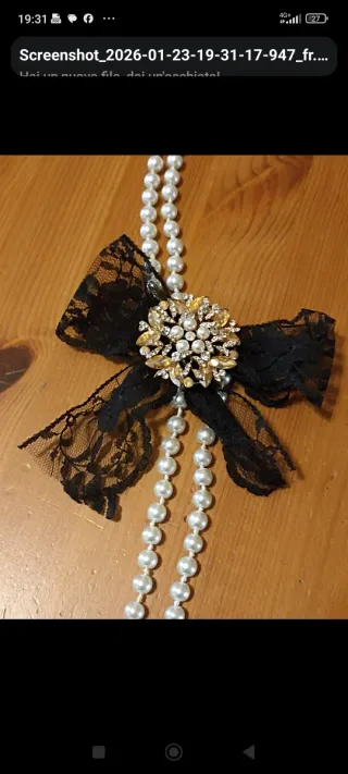 Collana realizzata a mano