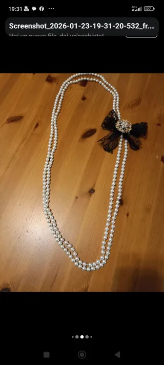 Collana realizzata a mano