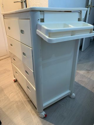 Cómoda cambiador bebé 4 cajones