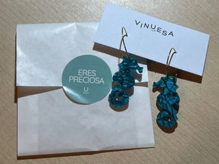 Pendientes Vinuesa Caballito de Mar