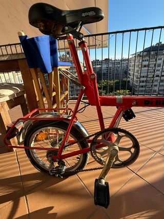 Bicicleta Plegable Di Blasi Roja