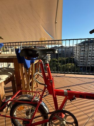 Bicicleta Plegable Di Blasi Roja