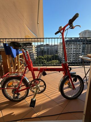 Bicicleta Plegable Di Blasi Roja