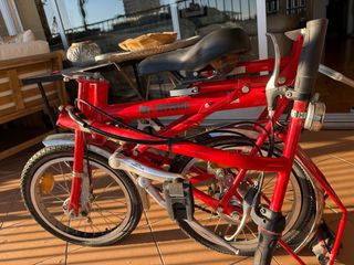 Bicicleta Plegable Di Blasi Roja
