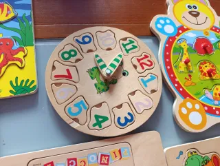8 Giochi Educativi in Legno