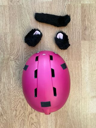 Casco de esquí infantil rosa