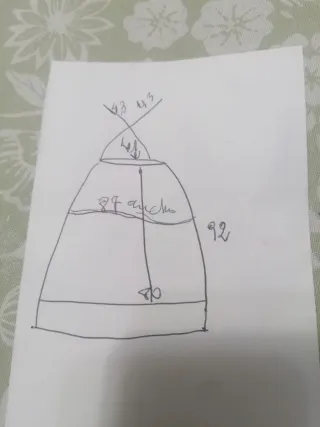 Cancán niña fallera blanco