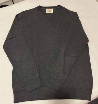 Jersey Cortefiel Gris 5%Cashmere. Talla L