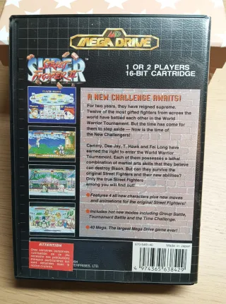 Super Street Fighter II MegaDrive PAL Asia adaptad