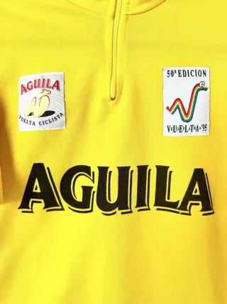 Maillot Amarillo La Vuelta España 1995 Original