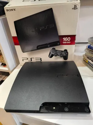 PlayStation 3 Slim (PS3) Negra 160GB caja original