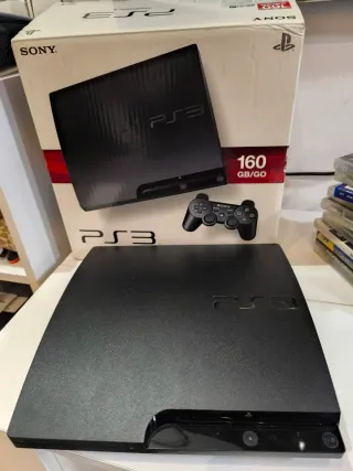 PlayStation 3 Slim (PS3) Negra 160GB caja original