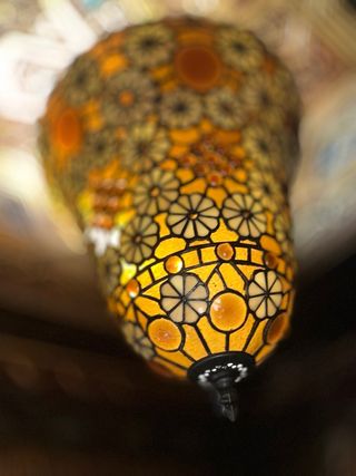 Lámpara Árabe Neomudéjar Tiffany LEER DESCRIPCIÓN