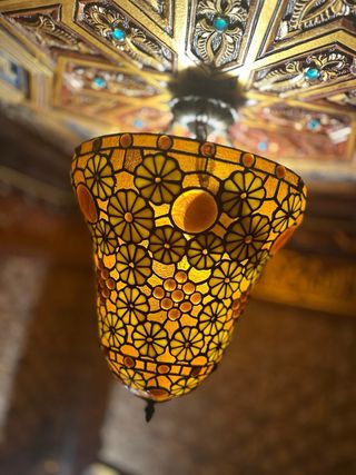 Lámpara Árabe Neomudéjar Tiffany LEER DESCRIPCIÓN