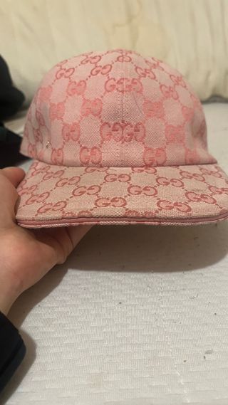 Berretto Gucci Rosa GG