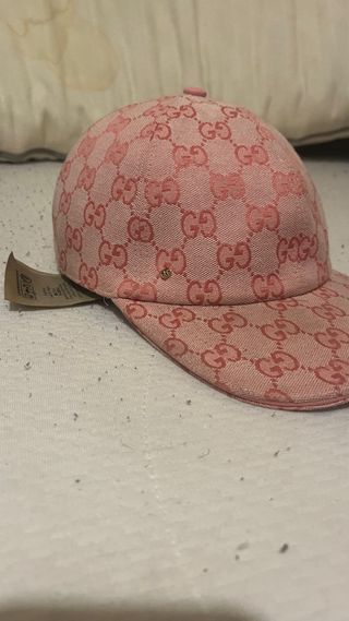 Berretto Gucci Rosa GG